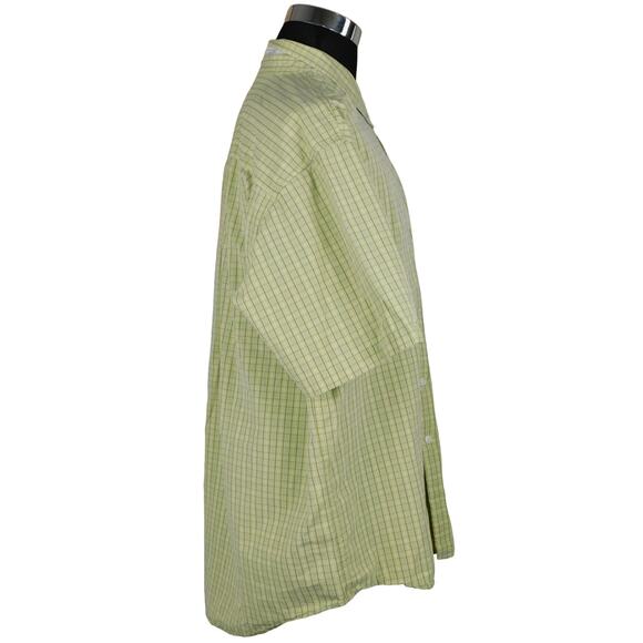 Izod Cotton Short Sleeve Button Shirt Mens XXL - Picture 5 of 6